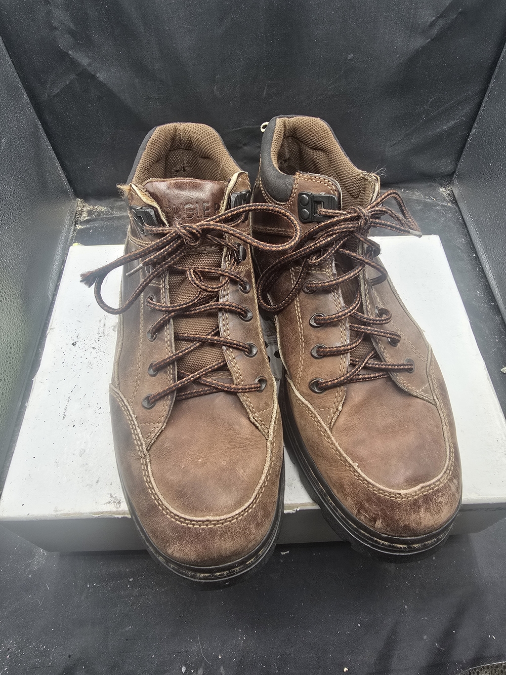 Bugle Boy Brown Lace-Up Men's Casual Boots